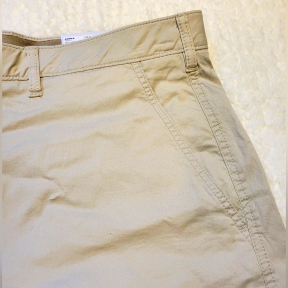 NWT Croft & Barrow Men's Classic Beige Shorts Sz 44 - Picture 5 of 5